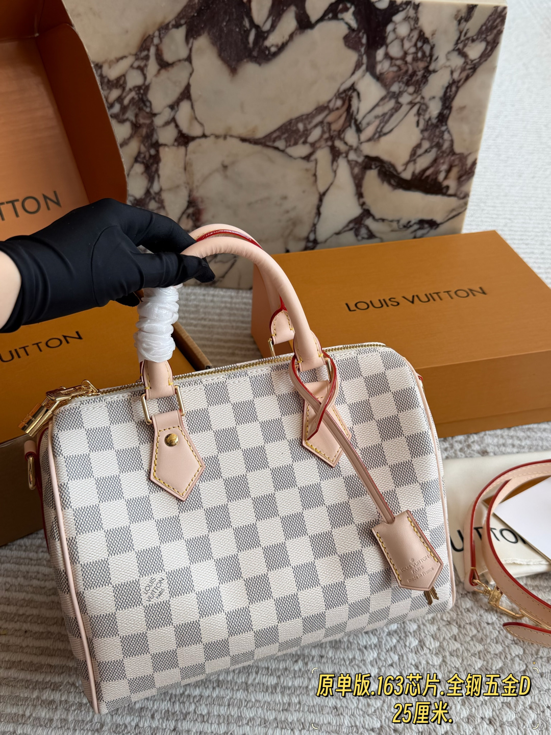 Louis Vuitton LV Speedy Handbag Canvas